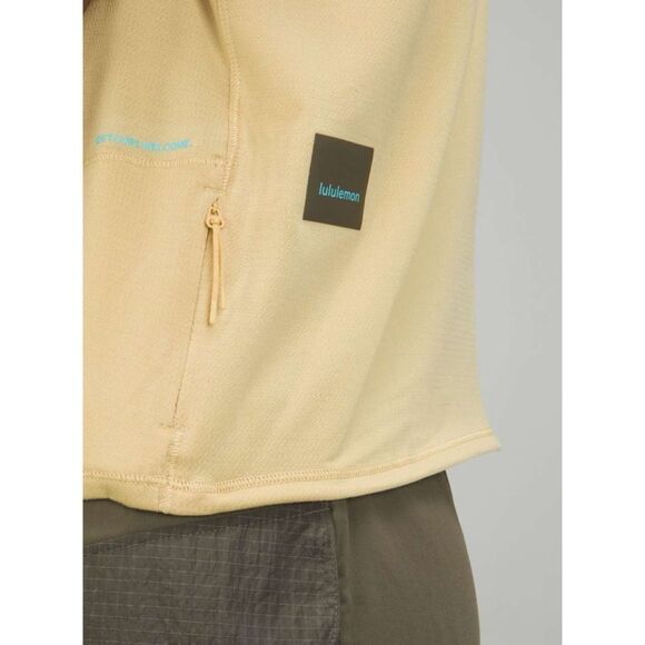 Lululemon Lightweight Cinched Hem Hiking T-Shirt, Golden Sand- SZ 4 - Picture 9 of 11